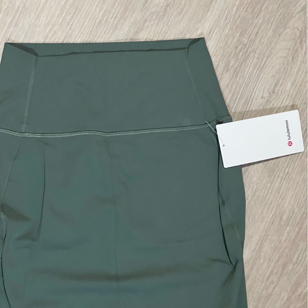 NWT Lululemon Nulu Slim Fit Skirt – Grey Eucalyptus, High-Rise - Picture 4 of 4